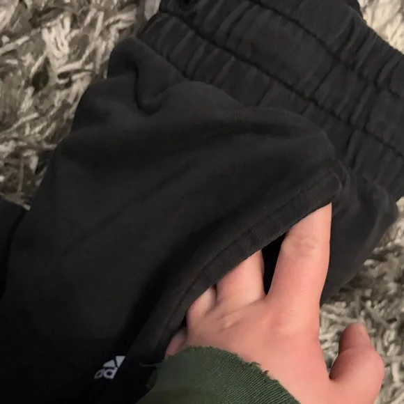 ADIDAS Black Joggers with Logo - Picture 5 of 6